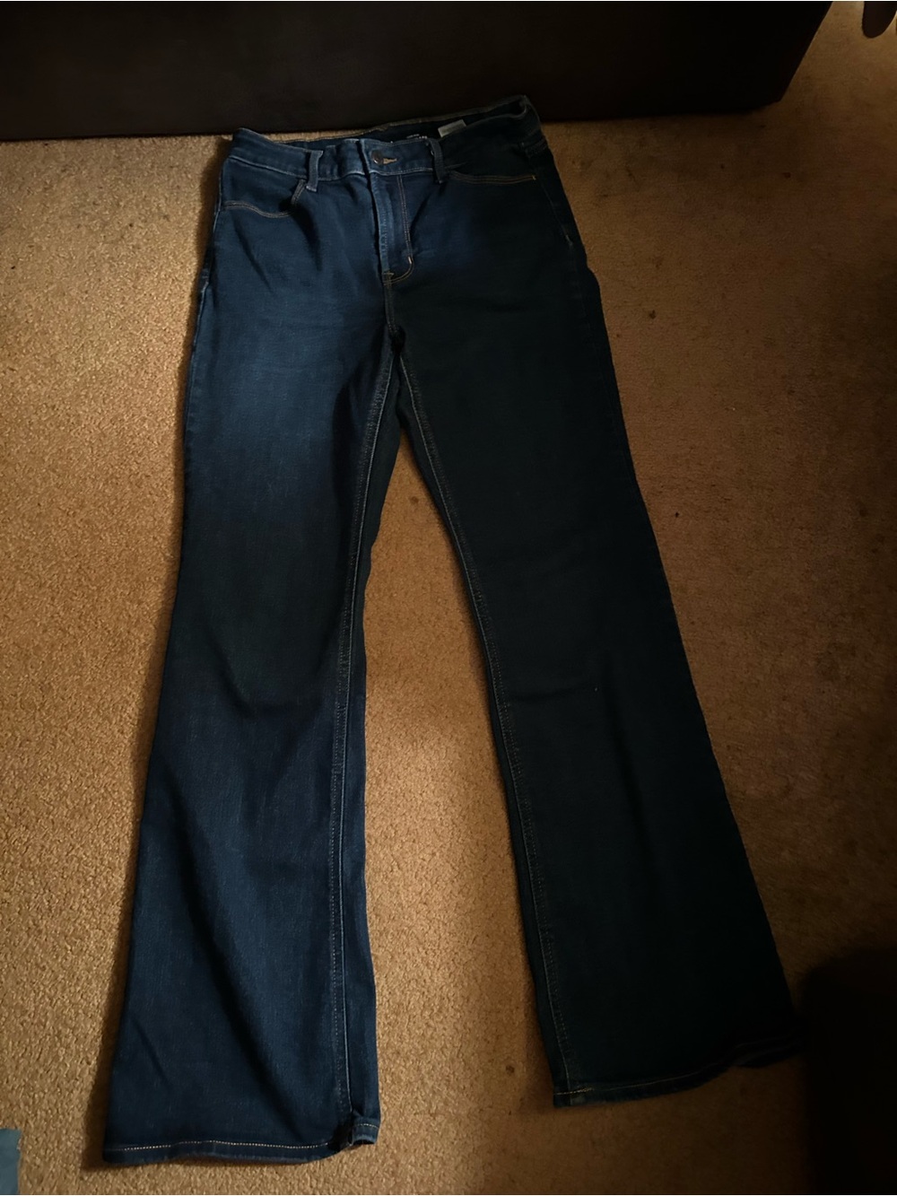 Old Navy Dark Blue Flare Jeans